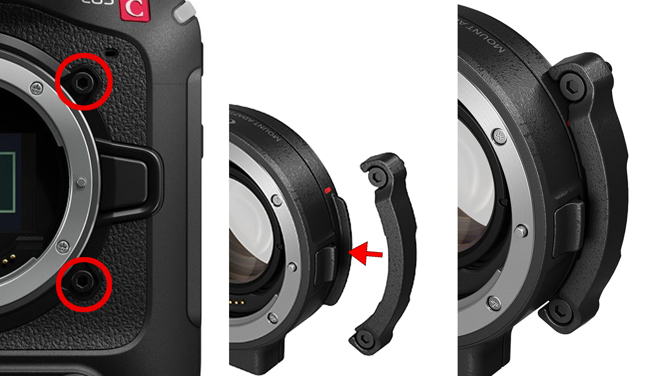 EOS C70：RFマウントのシネマカメラと明るいマウントアダプタ