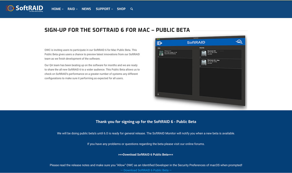 SoftRAID with M1 Mac_01
