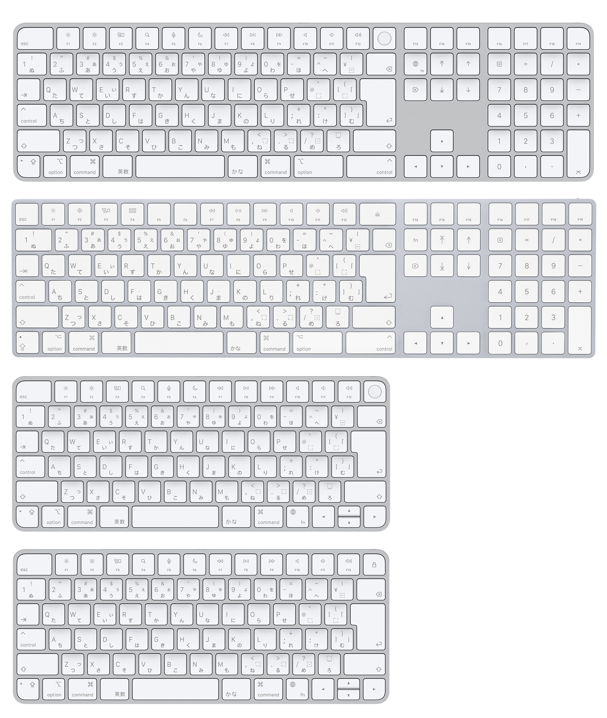 Touch ID搭載Magic KeyboardはM1Mac用だった。 – mono-logue