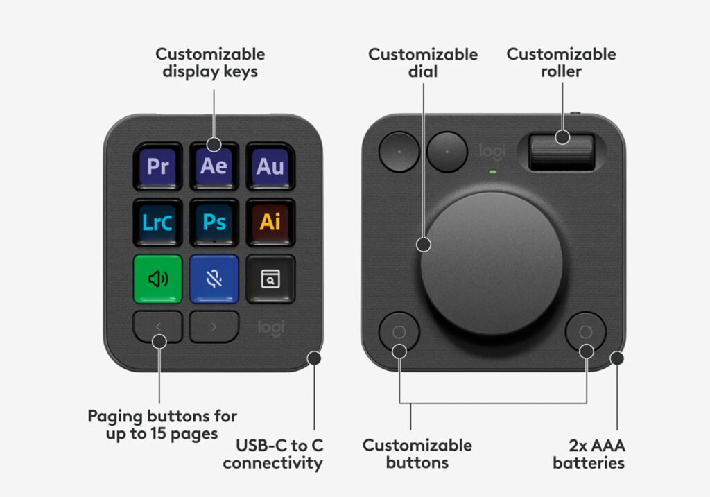 Adobeコントローラーの決定版なるか？Logitech MX Creative Console