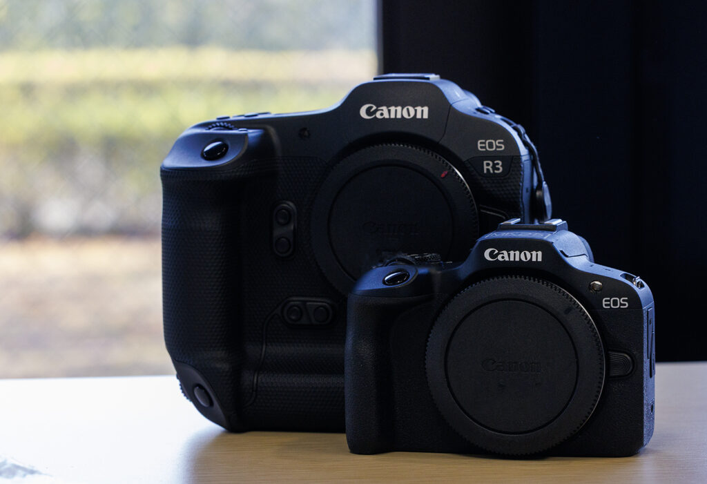 EOS R 最軽量、R100とR5、R3のサイズ感