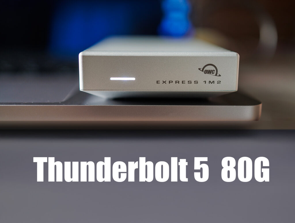 Thunderbolt 5 80G SSDケース 発売開始：OWC Express 1M2 80G
