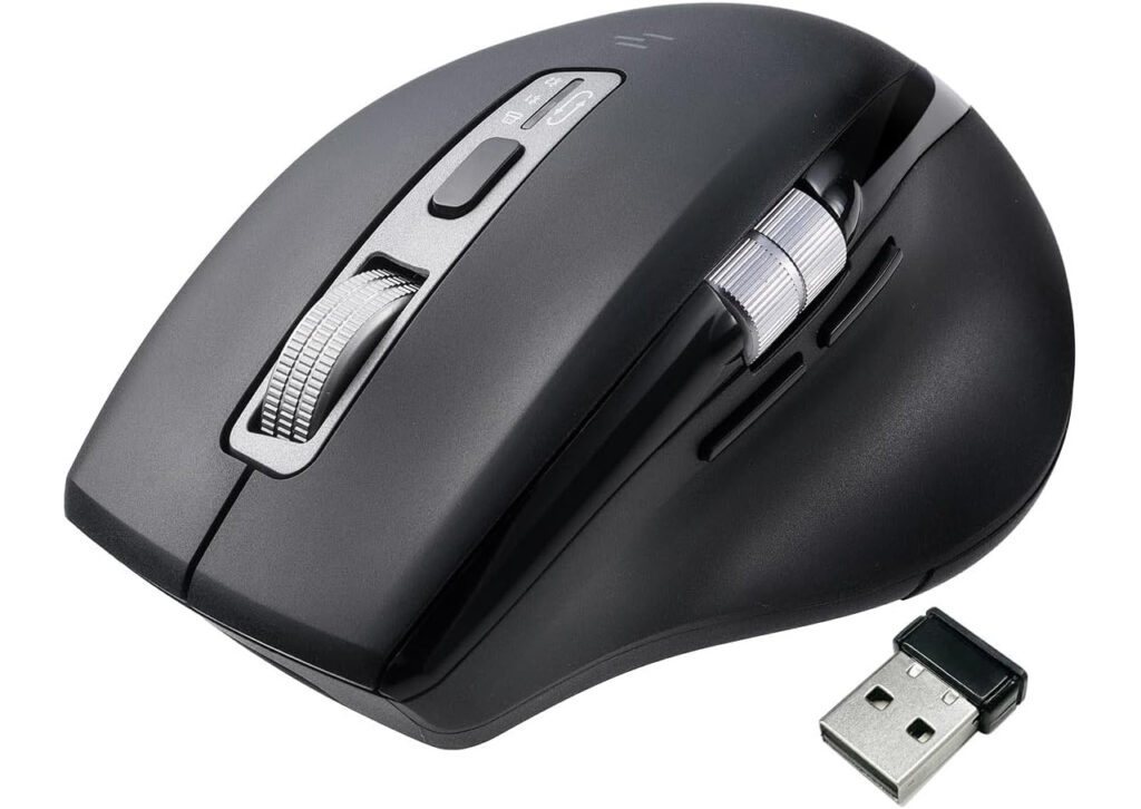 横スクロールの出来る安価なマウス:サンワダイレクト 400-MAWBT207