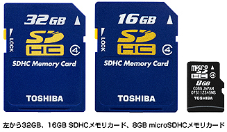 32GBのSD(HC)カードか