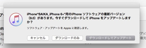 iOS 9 ビデオ系設定画面の変更